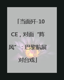 当面歼-10CE，对面“阵风”：巴黎航展对台戏