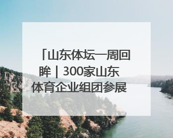 山东体坛一周回眸｜300家山东体育企业组团参展中国体博会