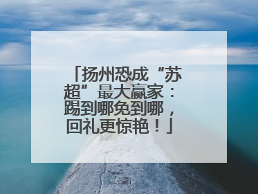 扬州恐成“苏超”最大赢家：踢到哪免到哪，回礼更惊艳！