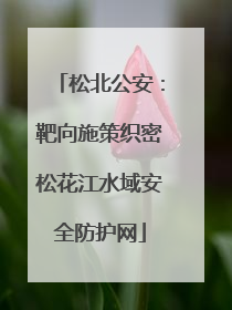 松北公安：靶向施策织密松花江水域安全防护网