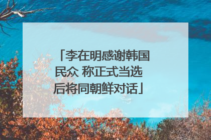 李在明感谢韩国民众 称正式当选后将同朝鲜对话