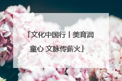 文化中国行丨美育润童心 文脉传薪火