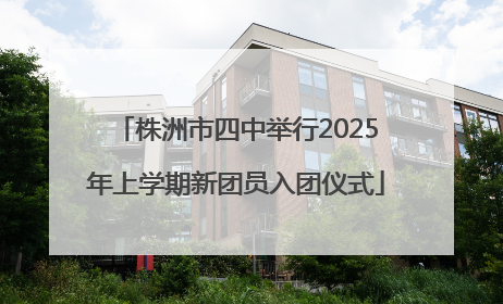 株洲市四中举行2025年上学期新团员入团仪式
