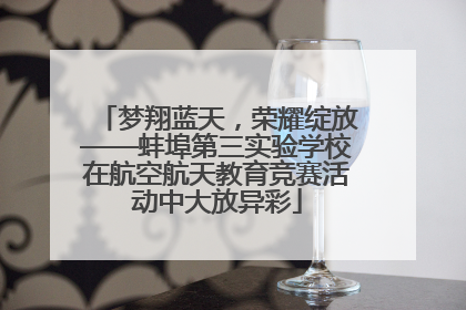 梦翔蓝天，荣耀绽放——蚌埠第三实验学校在航空航天教育竞赛活动中大放异彩