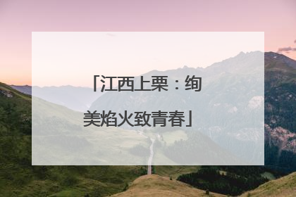 江西上栗：绚美焰火致青春
