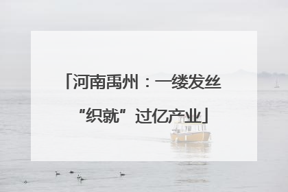 河南禹州：一缕发丝“织就”过亿产业
