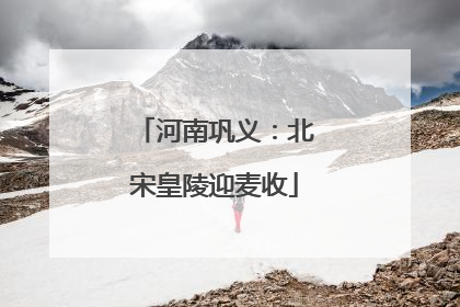河南巩义：北宋皇陵迎麦收