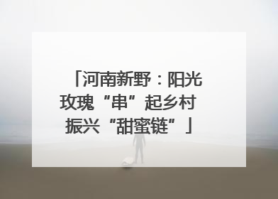 河南新野：阳光玫瑰“串”起乡村振兴“甜蜜链”