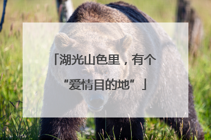湖光山色里，有个“爱情目的地”