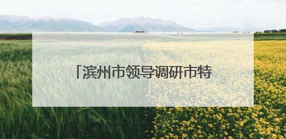 滨州市领导调研市特种设备检验研究院