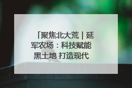 聚焦北大荒｜延军农场：科技赋能黑土地 打造现代农业“智慧芯”
