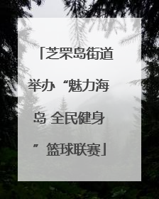 芝罘岛街道举办“魅力海岛 全民健身”篮球联赛