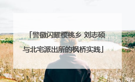 警徽闪耀樱桃乡 刘志硕与北宅派出所的枫桥实践