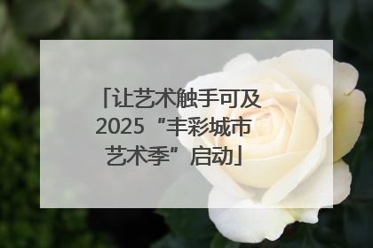 让艺术触手可及 2025“丰彩城市艺术季”启动