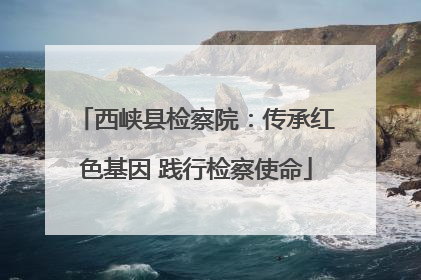 西峡县检察院：传承红色基因 践行检察使命
