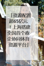 资源配置超65亿元！上海搭建全国首个政企协同体育资源平台