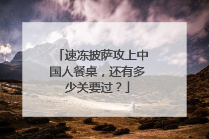 速冻披萨攻上中国人餐桌，还有多少关要过？