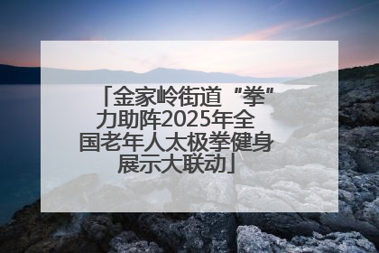 金家岭街道“拳”力助阵2025年全国老年人太极拳健身展示大联动