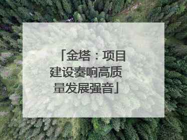 金塔：项目建设奏响高质量发展强音