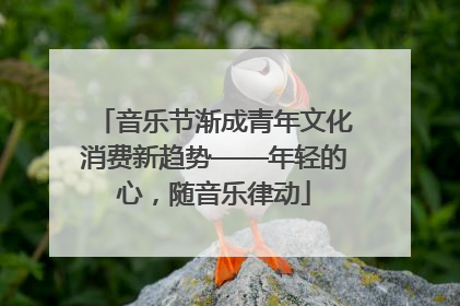 音乐节渐成青年文化消费新趋势——年轻的心，随音乐律动