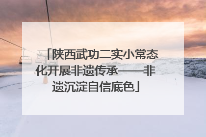 陕西武功二实小常态化开展非遗传承——非遗沉淀自信底色