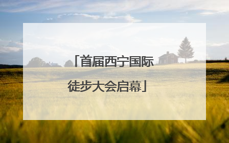 首届西宁国际徒步大会启幕