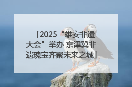2025“雄安非遗大会”举办 京津冀非遗瑰宝齐聚未来之城