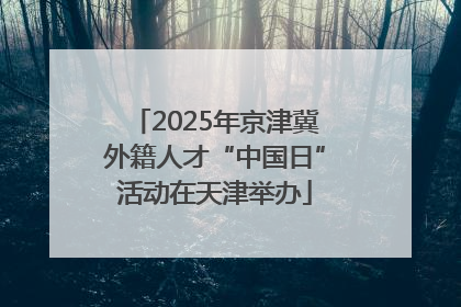 2025年京津冀外籍人才“中国日”活动在天津举办