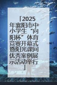 2025年襄阳市中小学生“向阳杯”体育竞赛开幕式暨阳光课间优秀案例展示活动举行