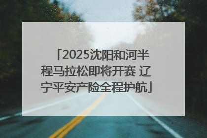 2025沈阳和河半程马拉松即将开赛 辽宁平安产险全程护航